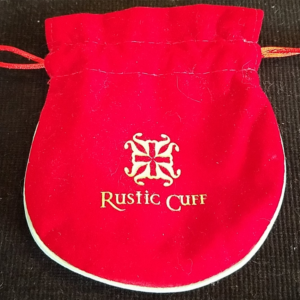 Red Rustic Cuff cinch sack